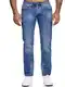 Elara Herren Jeans Denim Slim Fit Hose Chunkyrayan EL368D1 Blau-32W / 32L