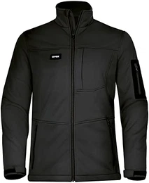Echor Softshell-Arbeitsjacke für Herren - Outdoorjacke - Schwarz - Gr M