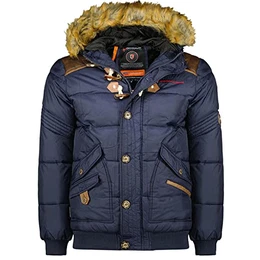 Herren Winterjacke Belphegore Navy -M - mit UD Beanie