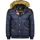 Geographical Norway Herren Winterjacke Belphegore Navy -M - mit UD Beanie