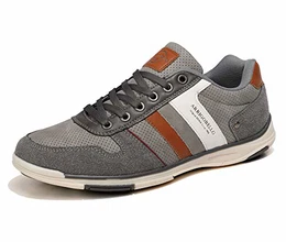Freizeitschuhe Herren Sneaker Walkingschuhe Berufsschuhe Wanderschuhe Trainers Größe 41-46 (X Grau 1352, Numeric_43)