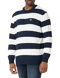 Herren Ah1674 Pullover, Marineblau/Mehl, Medium