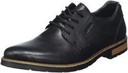 Rieker Schnürschuh Schwarz/Rot/Hellblau/Braun/Dunkelblau