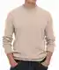 Hisir Pullover Herren Strickpullover Rundhals Pulli Männer, Bequem und Weich, Warmer Winter Pullover für Männer, Herren Basic Pullover mit Langen Ärmeln (10 Beige, M)