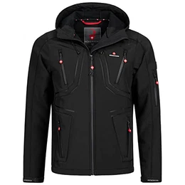 22G3 Schilthorn Herren Softshell Jacke Schwarz Gr. M
