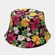 NA Fischerhut Baseballmütze Zwei Seite Reversible Chrysantheme Eimer Hut Angeln Caps Frauen Männer Hip Hop Hut Sonnenhut