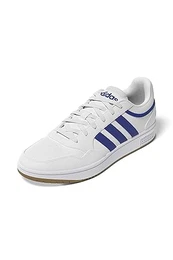 Herren Hoops 3.0 Low Classic Vintage Shoes Basketball Shoe, FTWR White/Team royal Blue/Gum 3, 43 1/3 EU