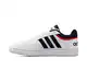 adidas Herren Hoops 3.0 Low Basketball Shoe, FTWR White/Legend Ink/Vivid Red, 41 1/3 EU