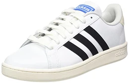 Herren Grand Court Tennis Shoe, Cloud White/Core Black/Cloud White, 43 1/3 EU