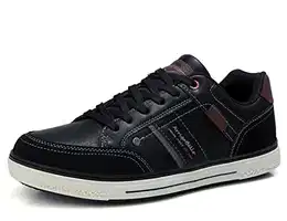 Sneaker Herren Freizeitschuh Schuhe Berufsschuhe Sportschuhe Outdoor Leichtgewicht Walkingschuhe Sneakers Größe 41-46(C3 Schwarz, Größe_43)