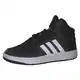 adidas Herren Hoops 3.0 Mid Sneaker, Core Black/Cloud White/Grey, 43 1/3 EU