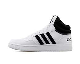 Herren Hoops 3.0 Mid Sneaker, Core Black/Core Black/Cloud White, 41 1/3 EU