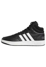 Herren Hoops 3.0 Mid Lifestyle Basketball Classic Vintage Shoes Schuhe, Core Black/Cloud White/Grey Six, 41 1/3 EU