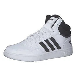 Herren Hoops 3.0 Mid Sneaker, Core Black/Core Black/Cloud White, 43 1/3 EU