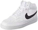 Nike Herren Court Vision Walking-Schuh Schwarz/Weiß
