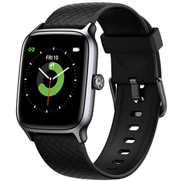 Smartwatch für Herren Kinder, Fitnesstracker mit Schlaf- und Pulsmesser, 5ATM Wasserdicht Herren Fitnessuhr, Damen Schrittzähler Uhr, Kompatibel mit iOS und Android, Sportuhr (Schwarz)