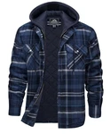 KEFITEVD Thermohemd Herren  Blau/Grau