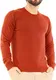 Marine Cashmere - O'Neck aus 100% Kaschmir für Herren, Pullover mit Rundhalsausschnitt, Made in Italy (Mango - M)
