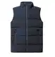 RUGAN Herren Steppweste Weste Daunenweste Outdoor Weste Winterweste mit Stehkragen (1#,M)
