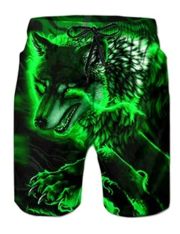 IDGREATIM Herren Badehose 3D Print Grafik bunte IDGREATIM Herren Badehose 3D Print Grafik bunte