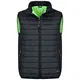 BWOLF APOLLO Weste Herren Weste Damen Steppweste Herren Steppweste Damen Wasserdichte Outdoor Westen (M, Schwarz/Grün)