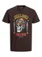 JACK & JONES Men's JORCAPTAIN Tee SS Crew Neck SN T-Shirt, Seal Brown, M