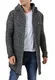 Redbridge Mantel Herren Cardigan Lange Strick-Jacke Schwarz M