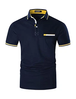 LIUPMWE Poloshirt Herren Kurzarm Polohemd Regular Fit Basic Tennis Golf T-Shirt Blau LIUPMWE Poloshirt Herren Kurzarm Polohemd Regular Fit Basic Tennis Golf T-Shirt Blau