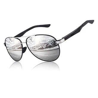 CGID Sonnenbrille Herren Pilotenbrille Polarisiert UV400 Schutz (M81) CGID Sonnenbrille Herren Pilotenbrille Polarisiert UV400 Schutz (M81)