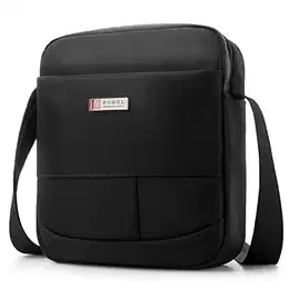 Umhängetasche Herren Oxford Herren Tasche für iPad Kuriertasche Wasserdicht Schultertasche Geschenk für Männer Messenger Bag Crossbody Reise Arbeitstasche Studententasche