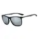 ZENOTTIC Polarisierte Sonnenbrille Herren Kohlefaser Bügel Quadratische Sonnenbrille Fahren Angeln Golf Sport UV400 Schutz