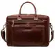 Marc Peter® Hamilton Braun Businesstasche Herren Leder 15,6 Zoll   Leder Laptoptasche   Groß Aktentasche Umhängetasche aus Vintage Rindsleder