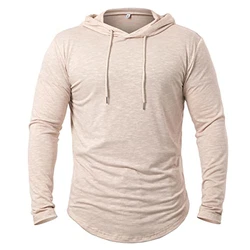 CARWORNIC Herren Kapuzenpullover Hoodie Langarm Shirts Sportshirt Schwarz/Weiß