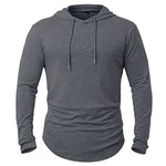 CARWORNIC Herren Kapuzenpullover Hoodie Langarm Shirts Sportshirt Schwarz/Weiß