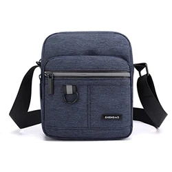 Vohoney Umhängetasche Brusttasche Herren Crossbody Schultertasche Handytasche Messenger Bag Herrentasche Shulder Bag Blau