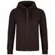 Gennadi Hoppe Sweatjacke Herren Kapuzenjacke Herren Hoody Herren mit Kapuze - Weiches Material, Gerippte Bündchen, Baumwolle, Smartphone Tasche - Stilvolle und Bequeme Freizeitjacke H6426 braun M