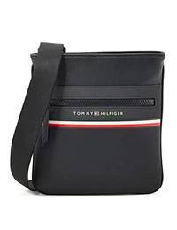 Herren Th Stripe Mini Crossover Tasche, Schwarz, One Size