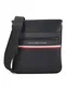 Tommy Hilfiger Herren Th Stripe Mini Crossover Tasche, Schwarz, One Size