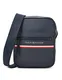 Tommy Hilfiger Herren Th Stripe Mini Reporter Tasche, Space Blue, One Size