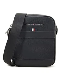 Herren Th Transit Pu Mini Reporter Tasche, Schwarz, One Size