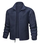 MAGCOMSEN Herren Outdoorjacke Military Tactical Winddicht Jacke Dunkelblau