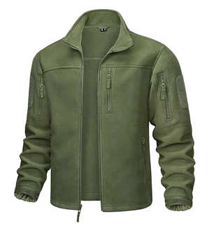 MAGCOMSEN Herren Outdoorjacke Military Tactical Winddicht Jacke Armeegrün