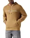 Tommy Hilfiger Herren Logo Hoody Kapuzenpullover, Desert Khaki, M
