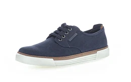Pius Herren Sneaker Low, Männer Halbschuhe,Wechselfußbett,Stoffschuhe,textilschuhe,Sommerschuhe,Men's,Man,Halbschuhe,deep,43 EU / 9 UK
