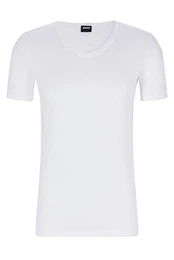 Herren V-Neck T-Shirt, 2er Pack Modern, White, M