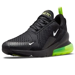 Herren Air Max 270 Sneaker, Black/White-Volt-Reflect Silver, 44 EU