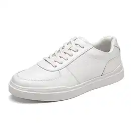 Herren Sneaker Schnürhalbschuhe Elegante Turnschuhe Walkingschuhe Mode Schuhe,Size 41,Weiss,SBFS223M