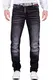 Cipo & Baxx Herren Jeans CD699 Schwarz W32/L32