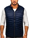 BOLF Herren Weste mit Kapuze Style J.Style MY88 [4D4] Dunkelblau (1U1)