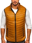 BOLF Herren Weste mit Kapuze Style J.Style MY88 [4D4] Camel (1U1)